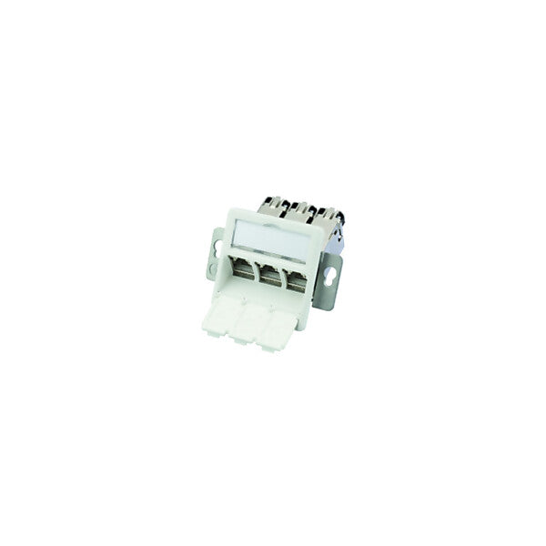 Telegärtner Modulaufn. AMJ-S 3fach T568A UP/50flexCat6A 100022966